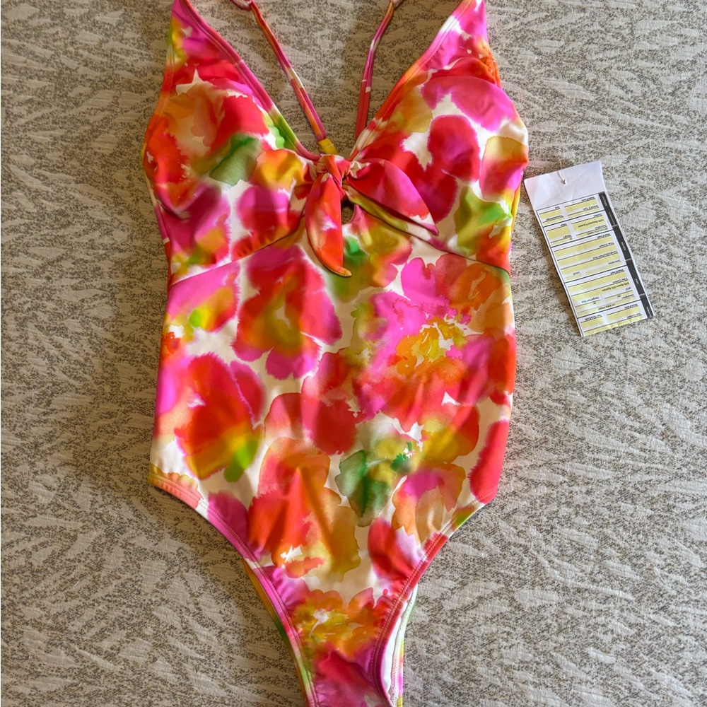 Vibrant Floral One-Piece Swimsuit
